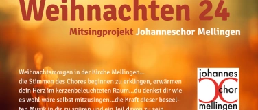 Event-Image for 'Mitsingprojekt Weihnachten 24 des Johanneschores Mellingen'