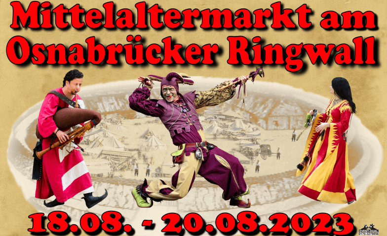 Mittelaltermarkt am Osnabrücker Ringwall (Die dritte Runde)  Mittelaltermarkt am Osnabrücker Ringwall, An der Rennbahn 0, 49082 Osnabrück Tickets