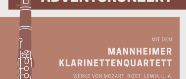 Event-Image for 'Adventskonzert des Mannheimer Klarinettenquartetts'