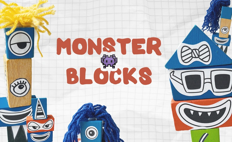 Event-Image for 'Crafty Crew - Toddler art workshop - Monster Blocks'