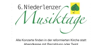 Organisateur de Niederlenzer Musiktage 4 Konzerte / 3 Tage