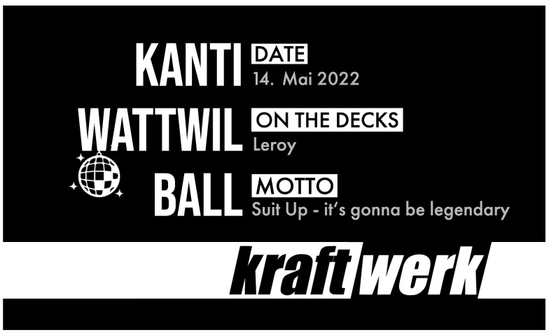 Kantiball 2022 Kraftwerk Club, Trempel 2320, 9643 Krummenau Tickets