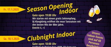 Event-Image for 'SEASON OPENING mit DJ Klangkönig + besten Hits 80er Jahre'