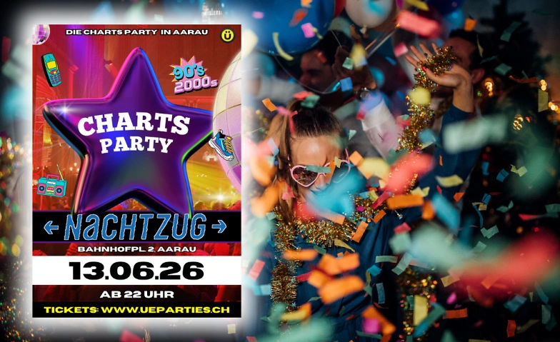 Charts-Party Nachtzug Club Aarau NACHTZUG CLUB, Aarau Tickets