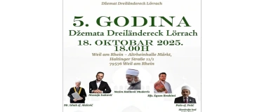 Event-Image for '5 GODINA - Džemat Dreiländereck Lörrach'