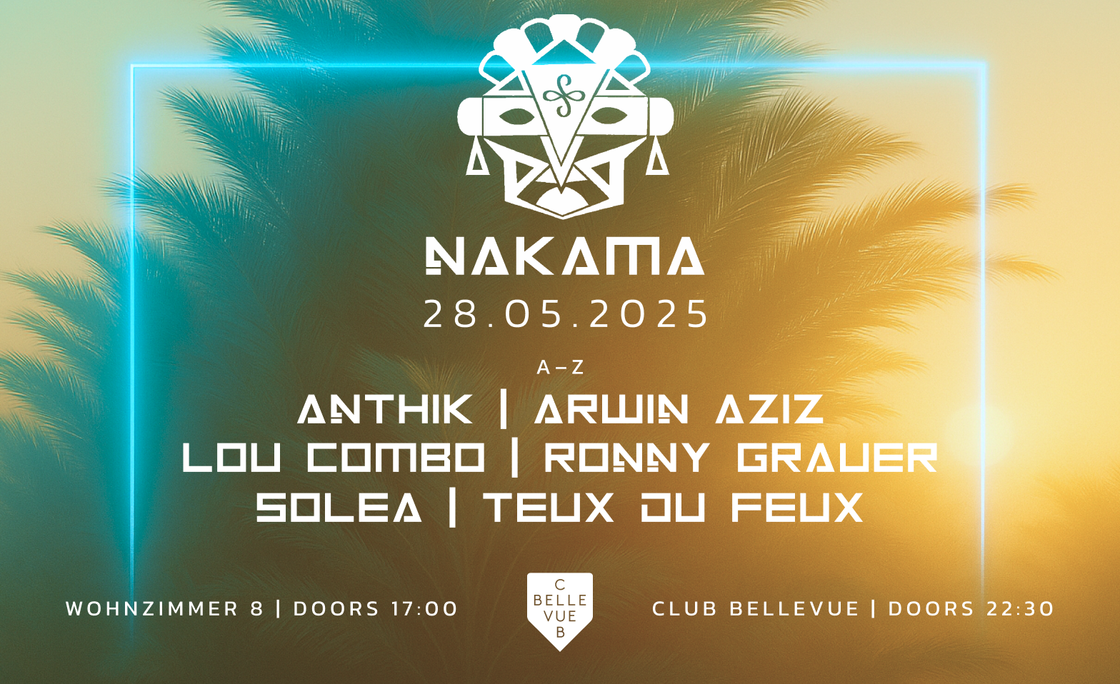 NAKAMA - Rooftop & Clubbing Club Bellevue, Zürich Tickets