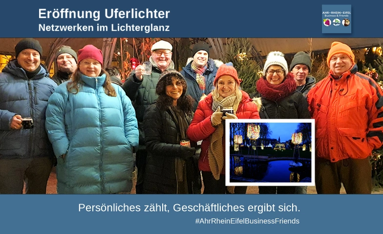 Eröffnung Uferlichter – Netzwerken im Lichterglanz Bad Neuenahr, Uferlichter, Kurgartenstraße 13, 53474 Bad Neuenahr-Ahrweiler Tickets