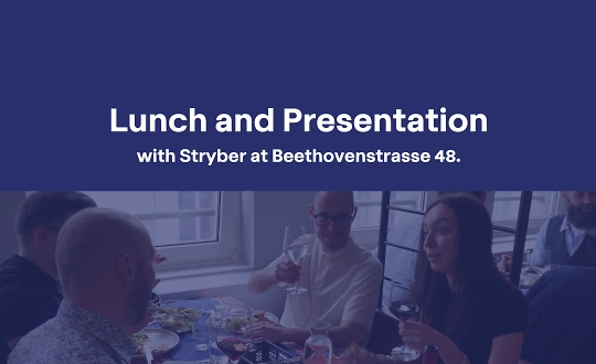Sponsoring logo of Lunch & Presentation with Stryber event