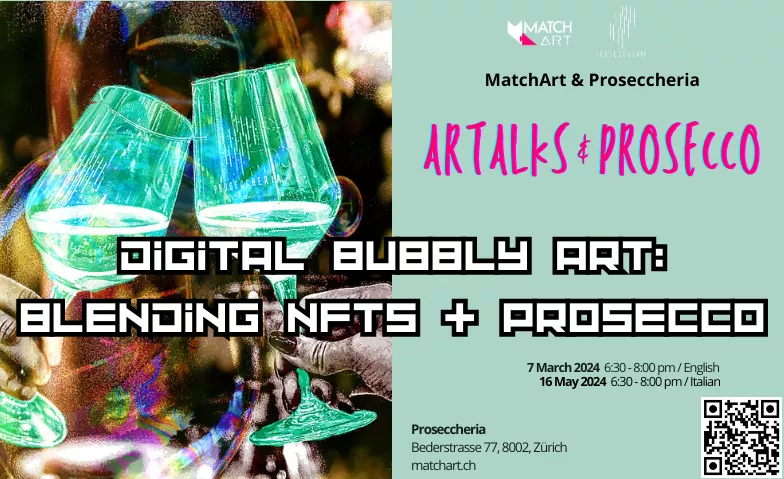 Digital Bubbly Art: Blending NFTs & Prosecco ${eventLocation} Tickets