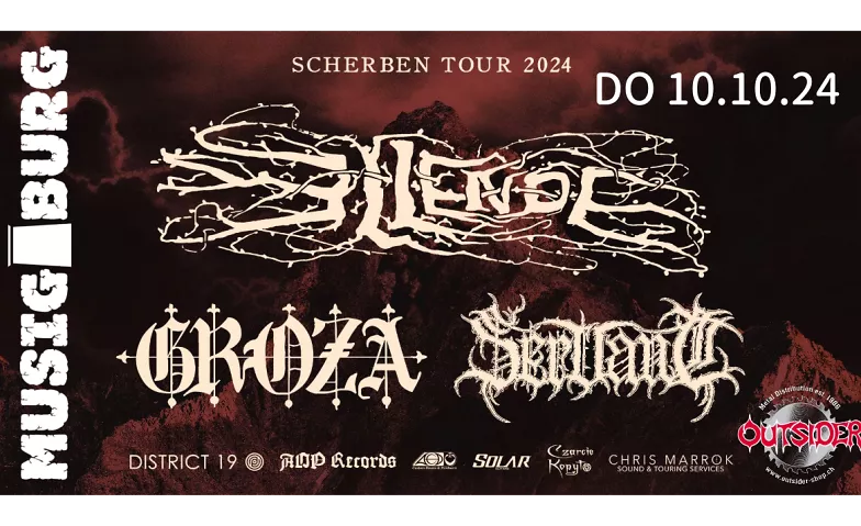 Scherben Tour 2024 - Ellende - Groza - Servant Musigburg, Bahnhofstrasse 50, 4663 Aarburg Tickets