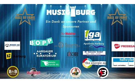 Logo de sponsoring de l'événement 2 x 10 Jahre Live Musik Cock Sparrer