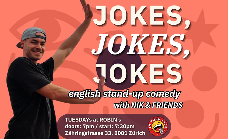 Jokes, Jokes, Jokes - English Stand-up comedy show Tickets
