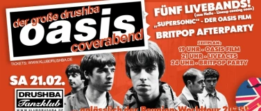 Event-Image for 'Der gro&szlig;e Oasis Coverabend  5 Bands + Film + Britpop Party'