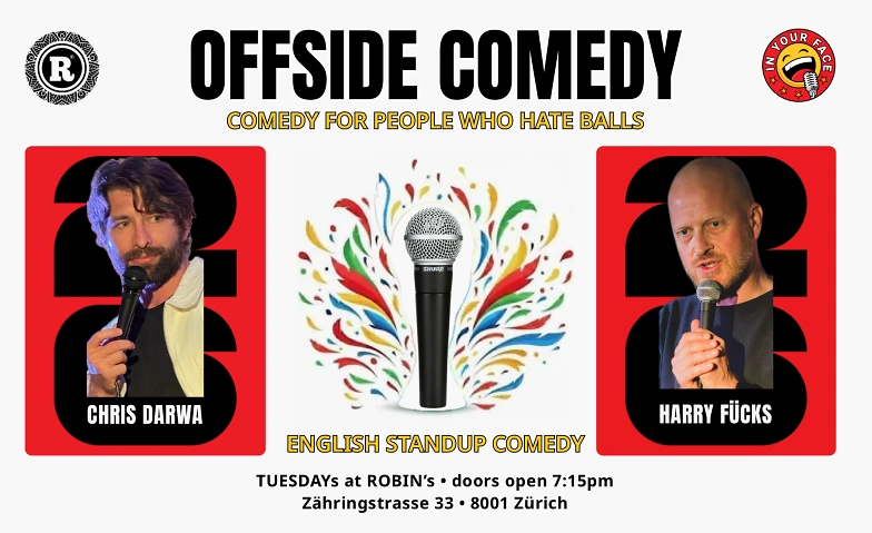 Event-Image for 'Offside Comedy - Comedy for people who hate balls'
