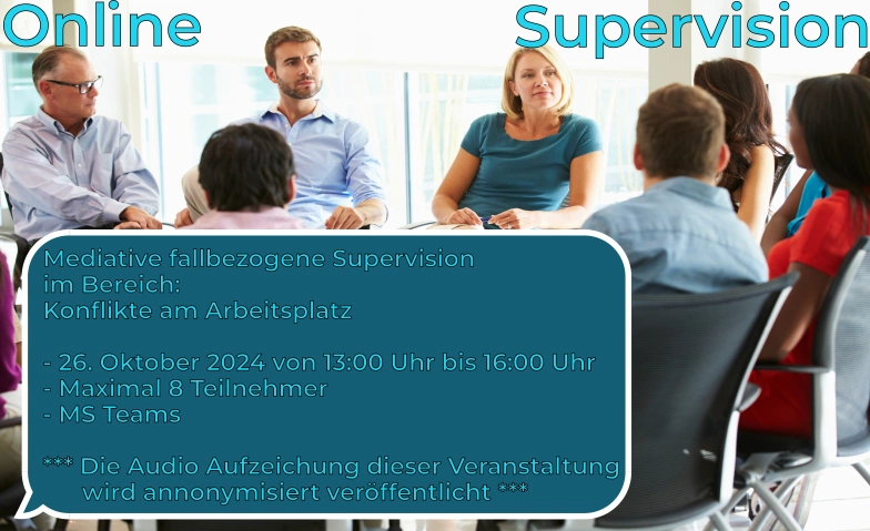 Online Supervision: Konflikte am Arbeitsplatz Online-Event Tickets