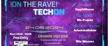 Event-Image for '!!! On The Rave !!! TECH-ON'