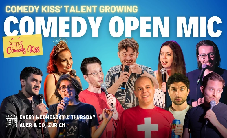 Thursday Open Mic Comedy, Zurich Tickets