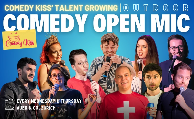 Thursday Outdoor Open Mic Comedy, Zurich Billets