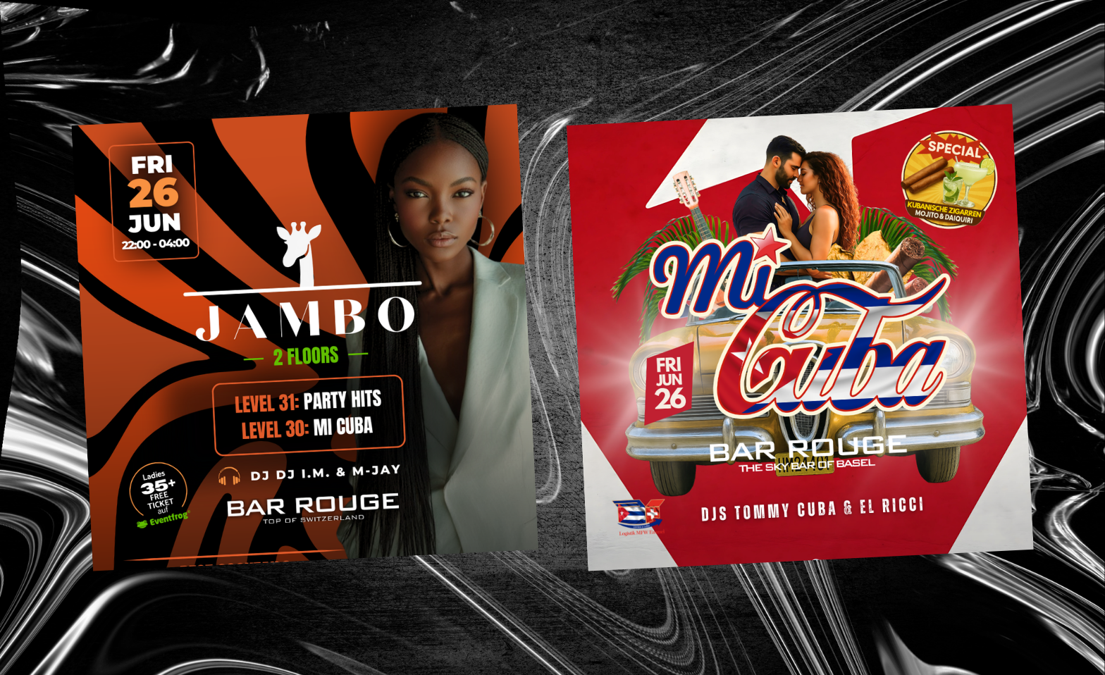 JAMBO Night x MI CUBA Bar Rouge - Rooftop Bar & Club, Basel Tickets