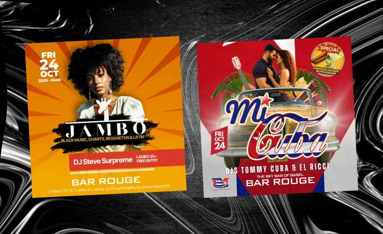 JAMBO Night x Mi Cuba Bar Rouge - Rooftop Bar & Club, Messeplatz 10, 4058 Basel Tickets