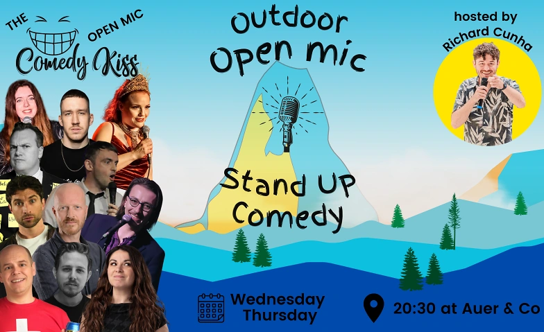 Wednesday Outdoor Open Mic Comedy, Zurich Tickets
