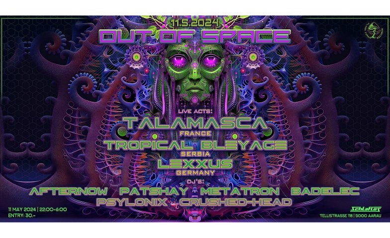 Event-Image for 'Out of Space W/ Talamasca & Lexxus'