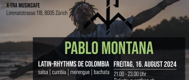 Event-Image for 'Pablo Montana  Latin-Rhythms im X-tra Musikcafé'