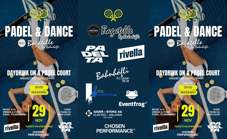 Event-Image for 'Padel & Dance by Bagatelle by Bahnhöfli'