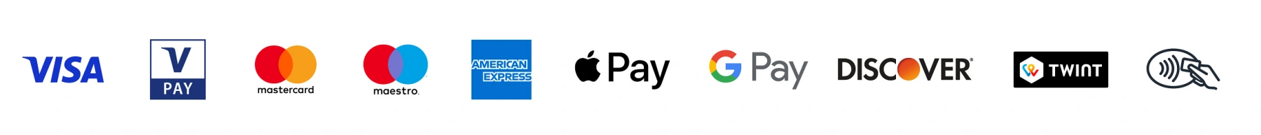 Alle gängigen Zahlungsarten