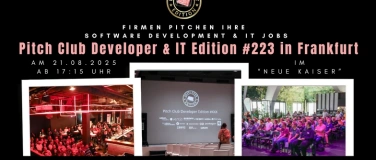 Event-Image for 'Pitch Club Developer Edition #223 - Frankfurt'