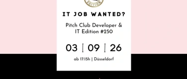 Event-Image for 'Pitch Club Developer & IT Edition #250 - D&uuml;sseldorf'