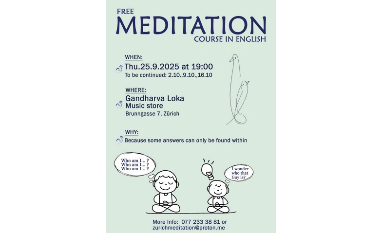 Free Meditation Course in English Billets