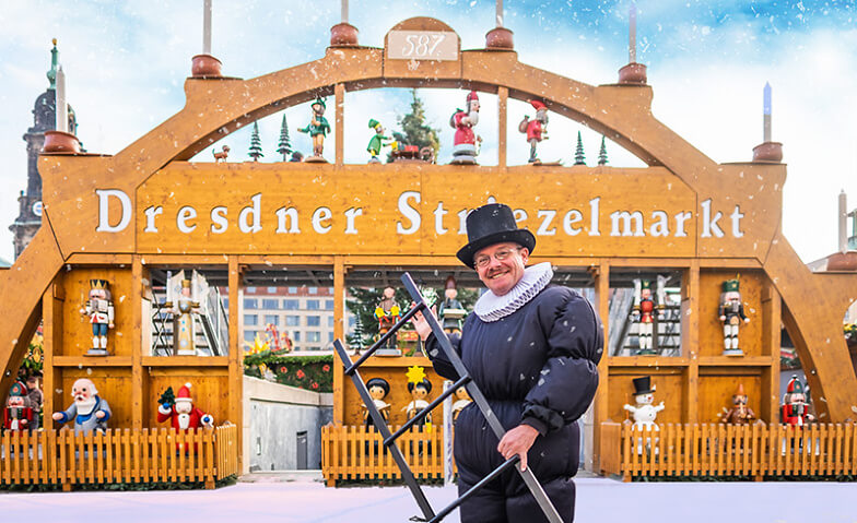 Dresdner Weihnachtsmärchen - Geführte Tour Striezelmarkt Stadtrundfahrt Dresden GmbH, Haltestelle Altmarkt / Frauenkirche | Weihnachtstouren, Wilsdruffer Straße 6, 01067 Dresden Tickets