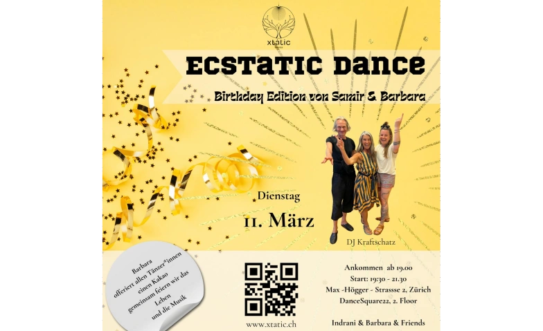 Dienstag Ecstatic Dance  DJ Kraftschatz &amp; Barbara+Friends Billets