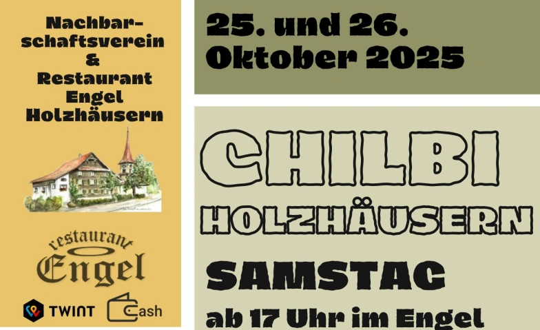 Event-Image for 'Chilbi Holzhäusern 25./26.10.2025'
