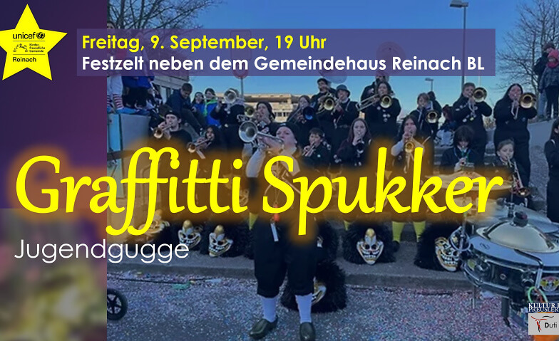 Graffitti Spukker - Jugendgugge anl. Kinder-und Jugendfest Gemeindehaus Reinach, Hauptstrasse 10, 4153 Reinach Tickets