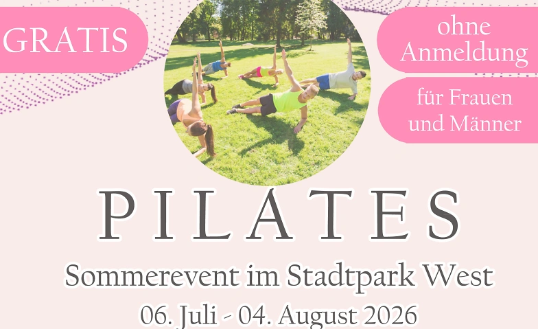 Wöchentliches Gratis Pilates 6. Juli - 4. August 2026