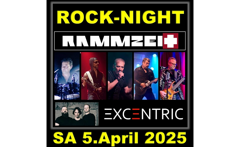 ROCK-NIGHT :: Rammzeit :: Excentric P9 Event-Location (Official), Biberist Tickets