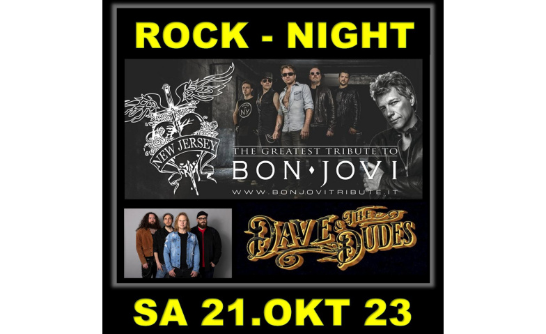 ROCK-NIGHT :: New Jesey :: Dave & The Dudes P9 Event-Location (Official), Fabrikstrasse 34, 4562 Biberist Tickets