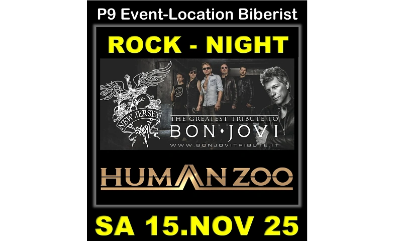 ROCK-NIGHT :: New Jersey :: TBA :: P9 Event-Location (Official), Biberist Tickets
