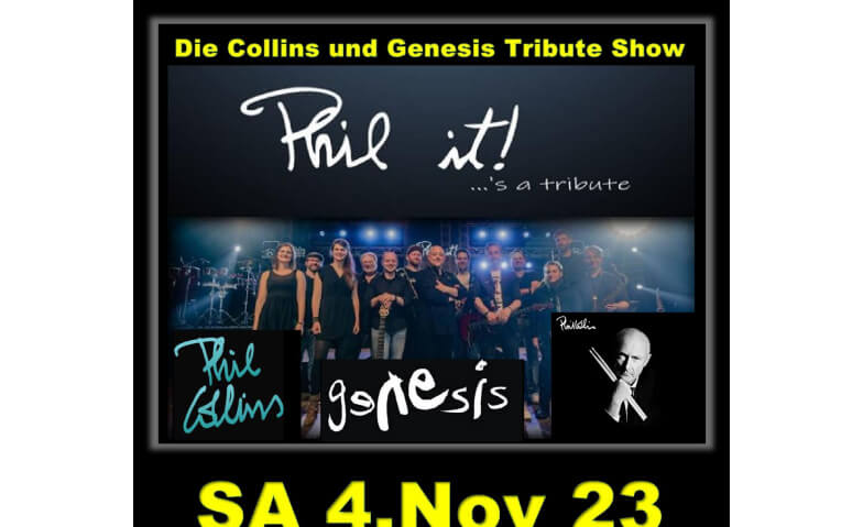 PHIL IT ! - Die Phil Collins / Genesis Tribute Show P9 Event-Location (Official), Fabrikstrasse 34, 4562 Biberist Tickets