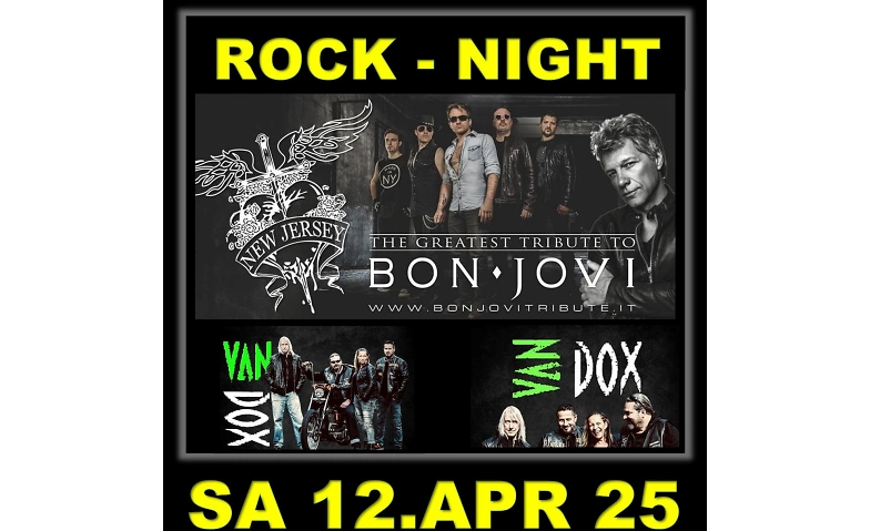 ROCK-NIGHT :: New Jersey :: VanDox :: P9 Event-Location (Official), Biberist Tickets