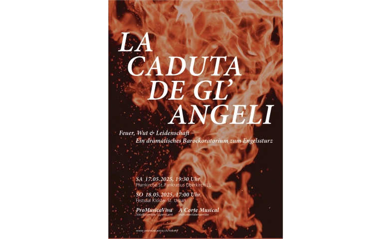 Event-Image for 'LA CADUTA DE GL' ANGELI Barockoratorium von Francesco Rossi'