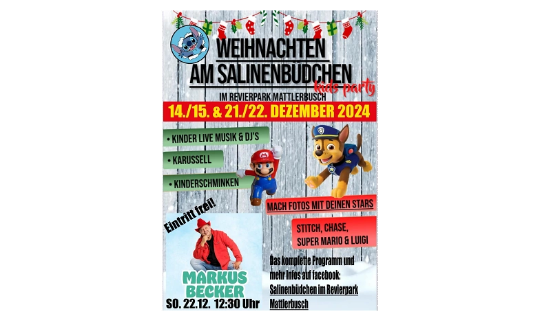 Weihnachten am Salinenb&uuml;dchen ${singleEventLocation} Billets