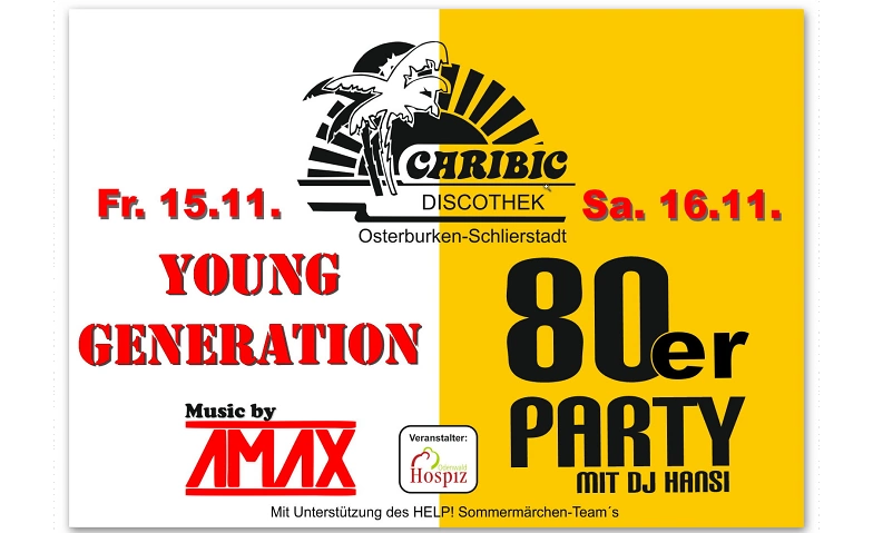 Caribic Discothek am Freitag 15.11.2024 mit AMAX ${singleEventLocation} Billets