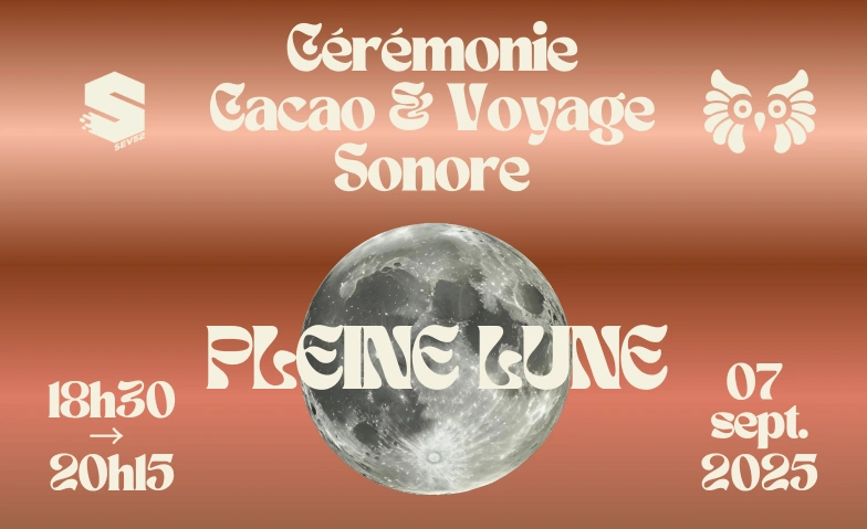 Cérémonie Cacao & Voyage Sonore – PLEINE LUNE Rue de sébeillon 9, Rue de Sébeillon 9, 1004 Lausanne Tickets