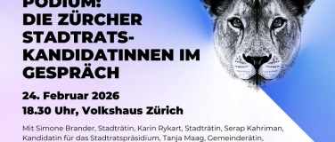 Event-Image for 'Podium &ndash; die Z&uuml;rcher Stadtratskandidatinnen im Gespr&auml;ch'
