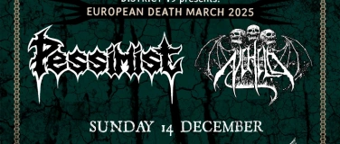 Event-Image for 'PESSIMIST (USA) & NIHILO (CH) — Death Metal Double Strike'
