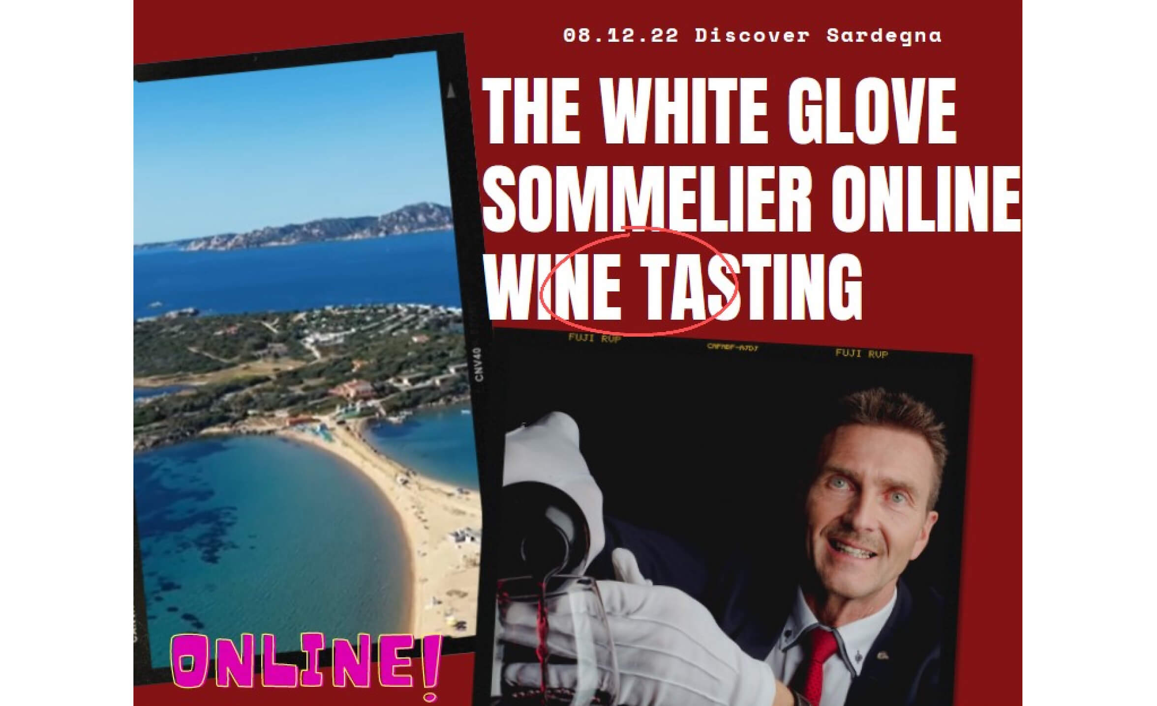 Event-Image for 'Online Wine Tasting Sardegna with the White Glove Sommelier'