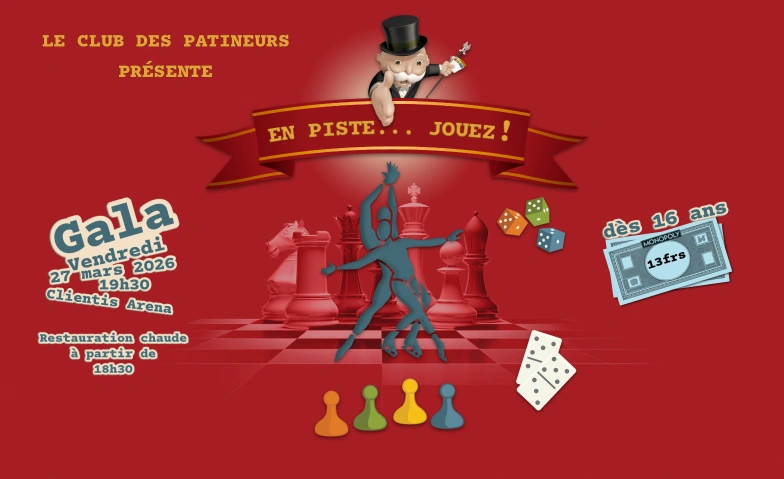 Gala du Club des Patineurs de Saint-Imier Patinoire Clientis ARENA, Rue des Noyes 4, 2610 Saint-Imier Billets